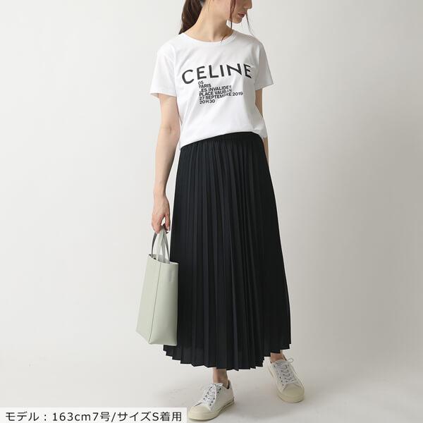 20AW【CELINE セリーヌTシャツ コピー】Celine Paris ロゴプリント 2X314864J 01OB